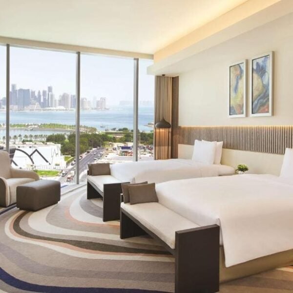 غرفة فندق دبل تري باي هيلتون الدوحة